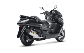 Akrapovic Slip-on Line RVS Einddemper met E-keur Yamaha Majesty 400 2007 - 2015